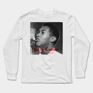 Sam Cooke The King Of Soul Long Sleeve T-Shirt